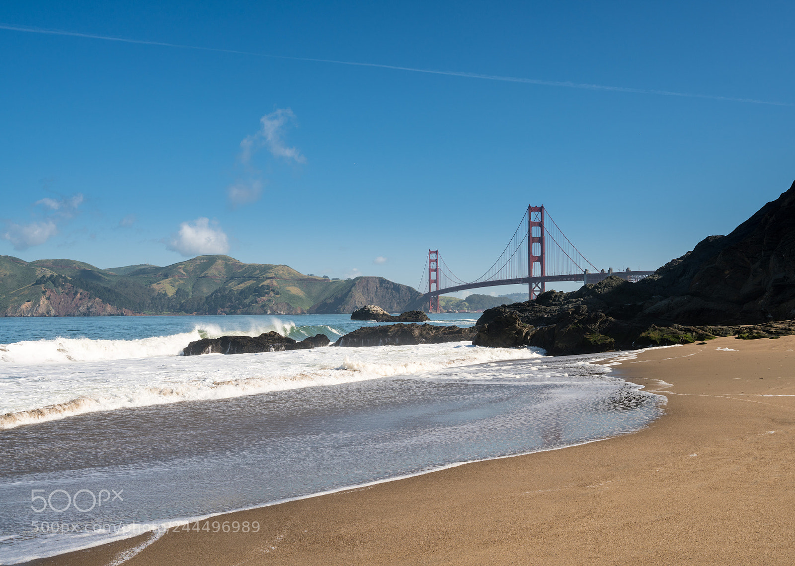 Sony a7R II sample photo. Marin headlands and golden photography