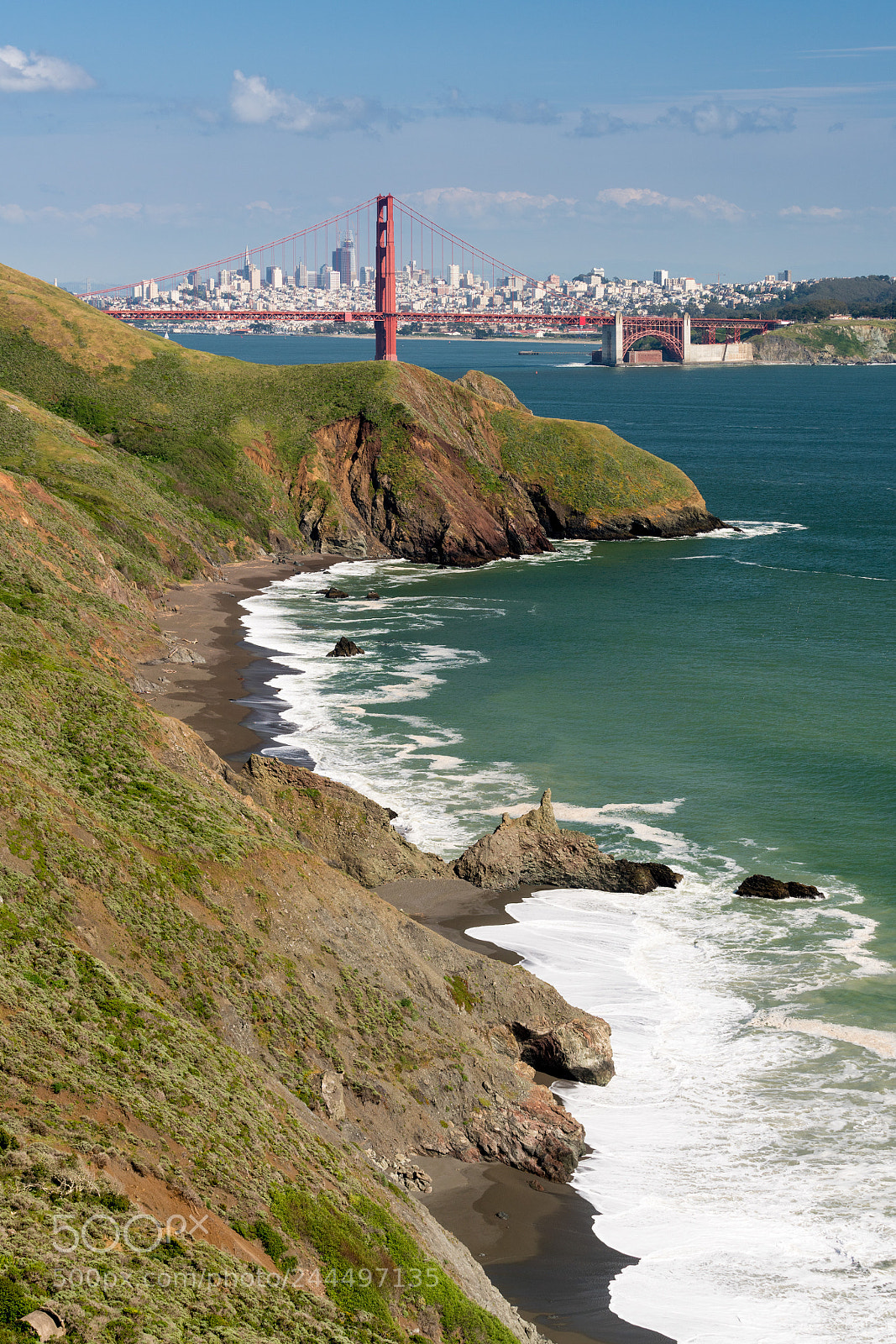 Sony a7R II sample photo. Marin headlands, golden gate photography