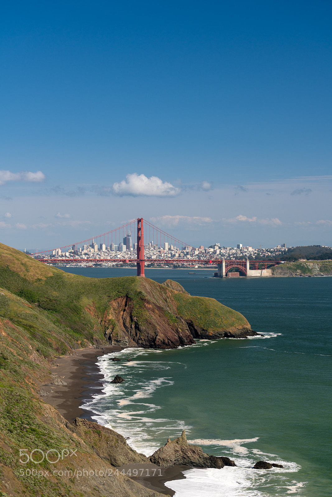 Sony a7R II sample photo. Marin headlands, golden gate photography