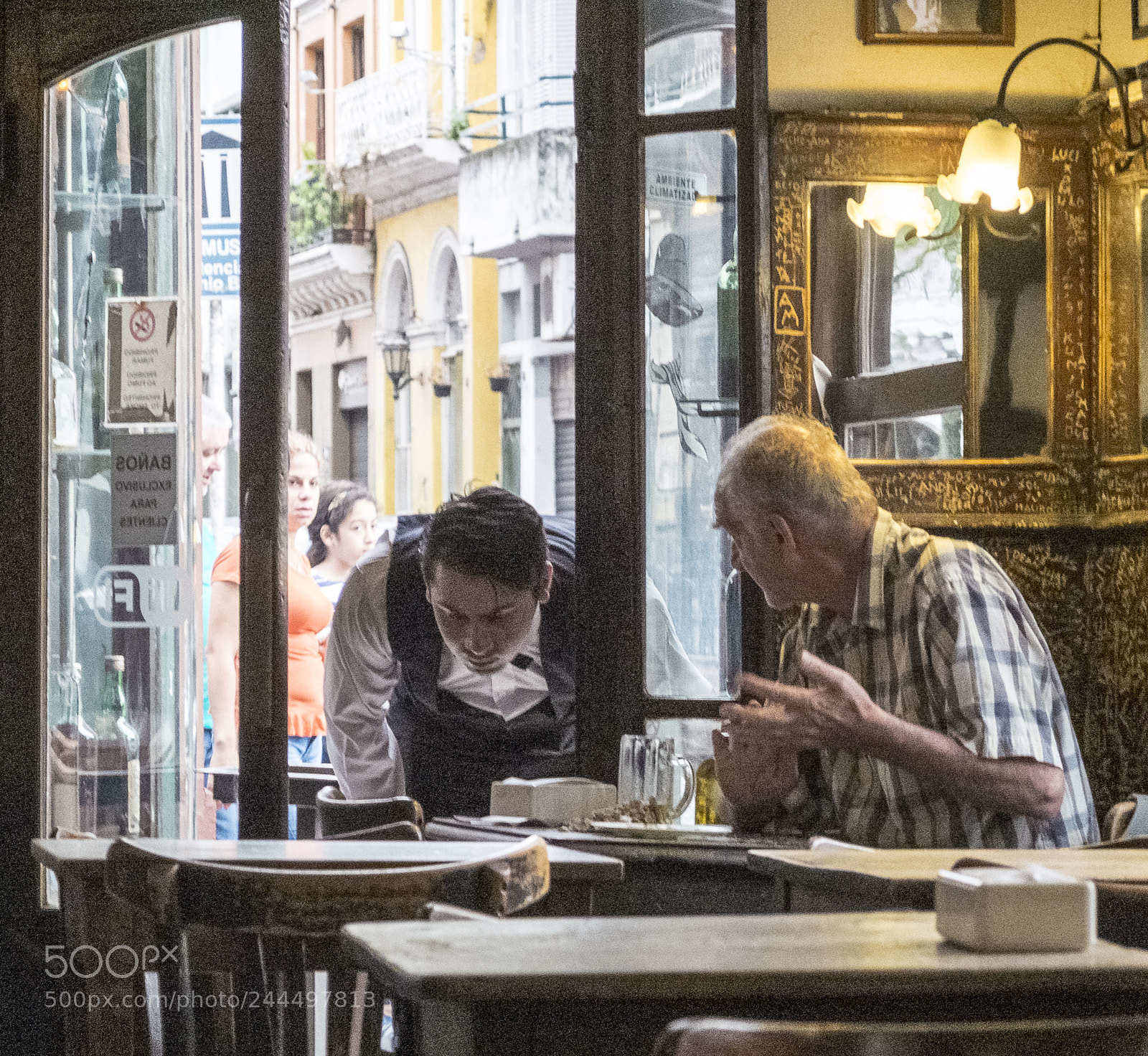 Fujifilm X10 sample photo. Inside an old cafe photography