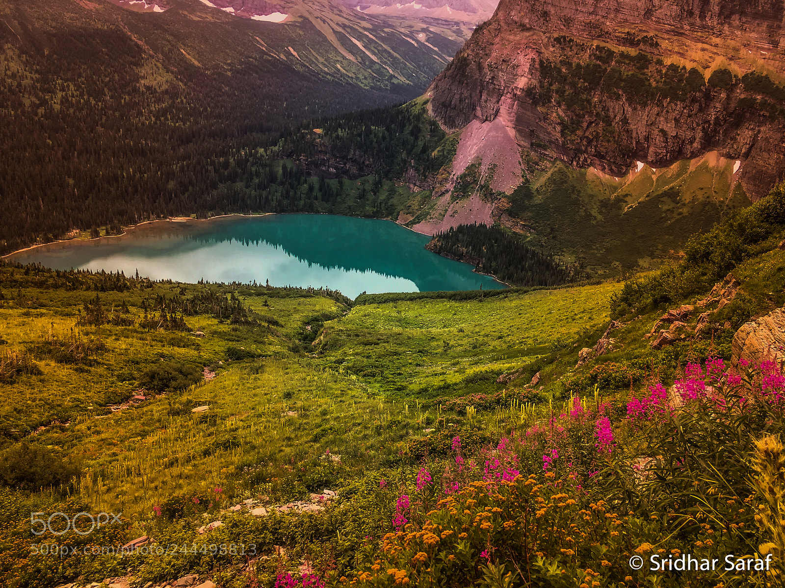 Apple iPhone 6s sample photo. Grinnell glacier, glacier national photography