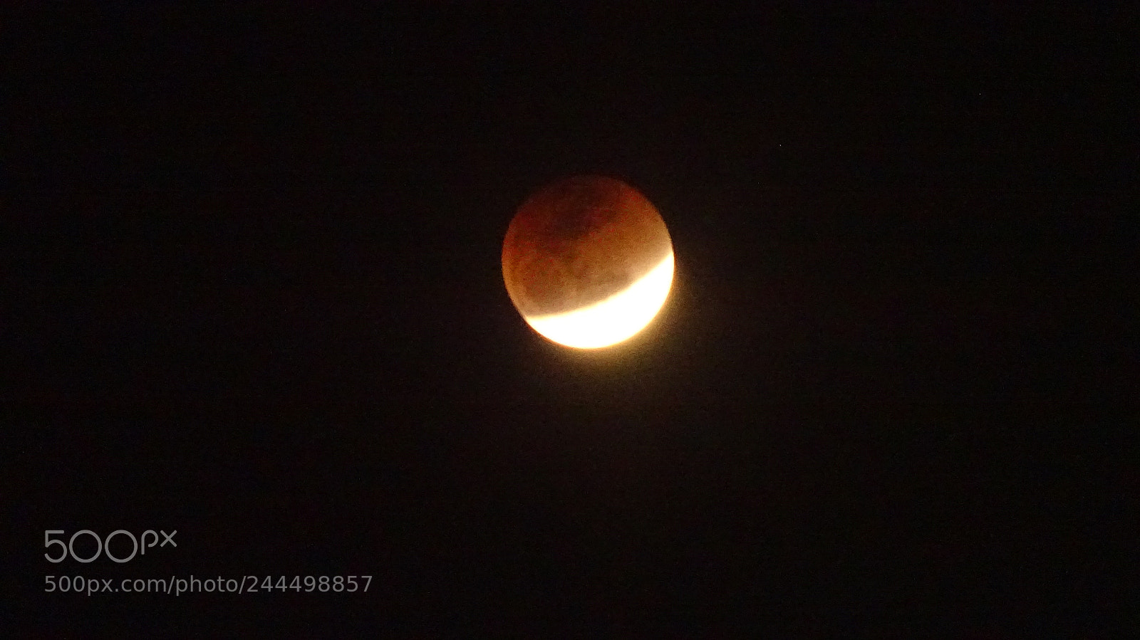 Sony Cyber-shot DSC-WX350 sample photo. Lunar eclipse 2018 photography
