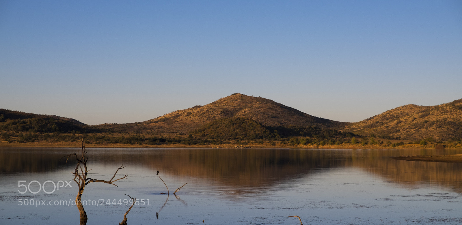 Fujifilm X-T1 sample photo. Waterhole in the evening photography