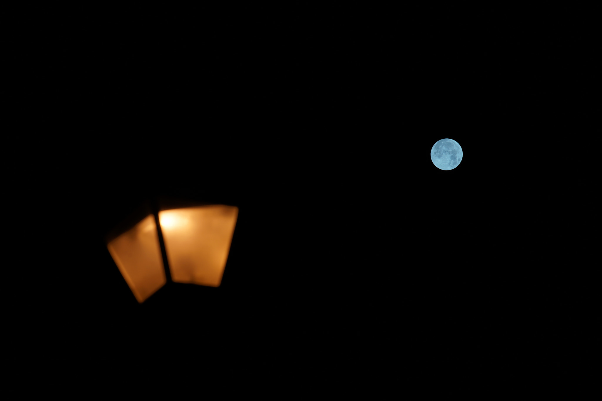 Canon EF 70-200mm F2.8L USM sample photo. Moon test in the am photography