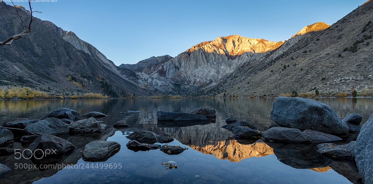 Canon EOS 60D sample photo. Sunrise at convict lake. photography