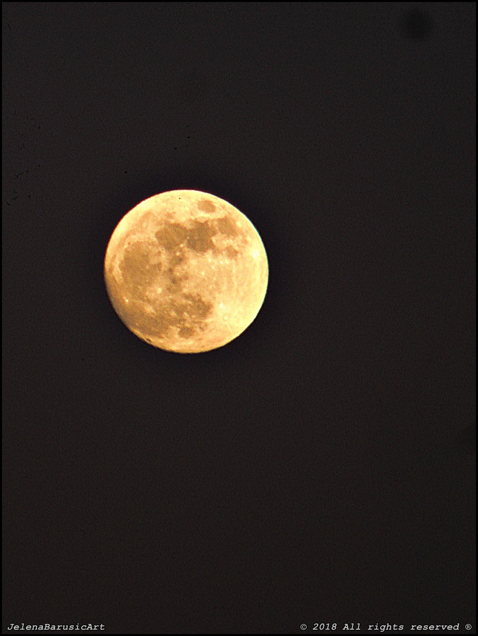 Sony DSC-W5 sample photo. Moon photography