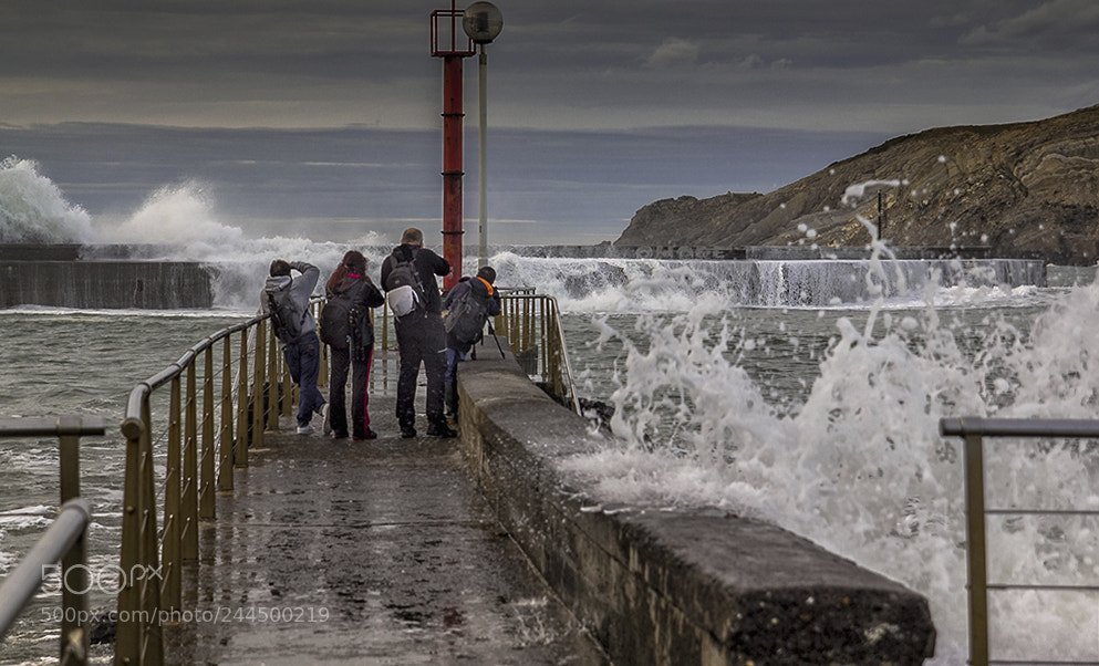 Canon EOS 60D sample photo. Temporal en plentzia photography