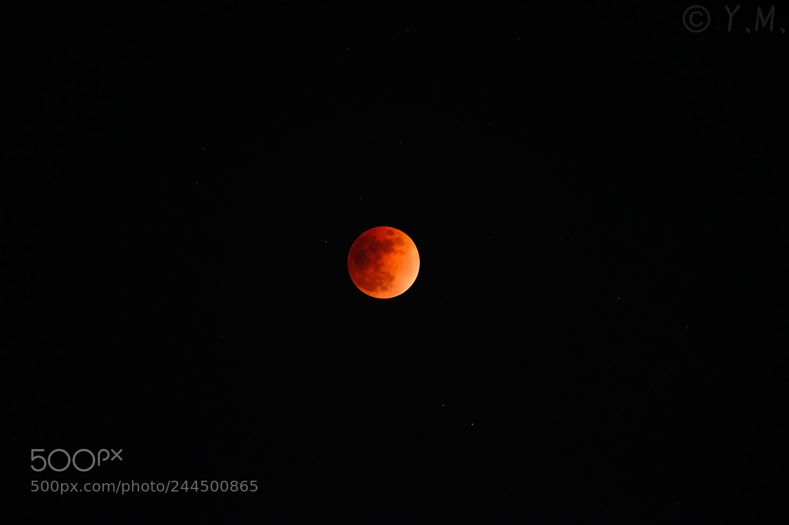 Fujifilm X-T2 sample photo. Blood moon photography