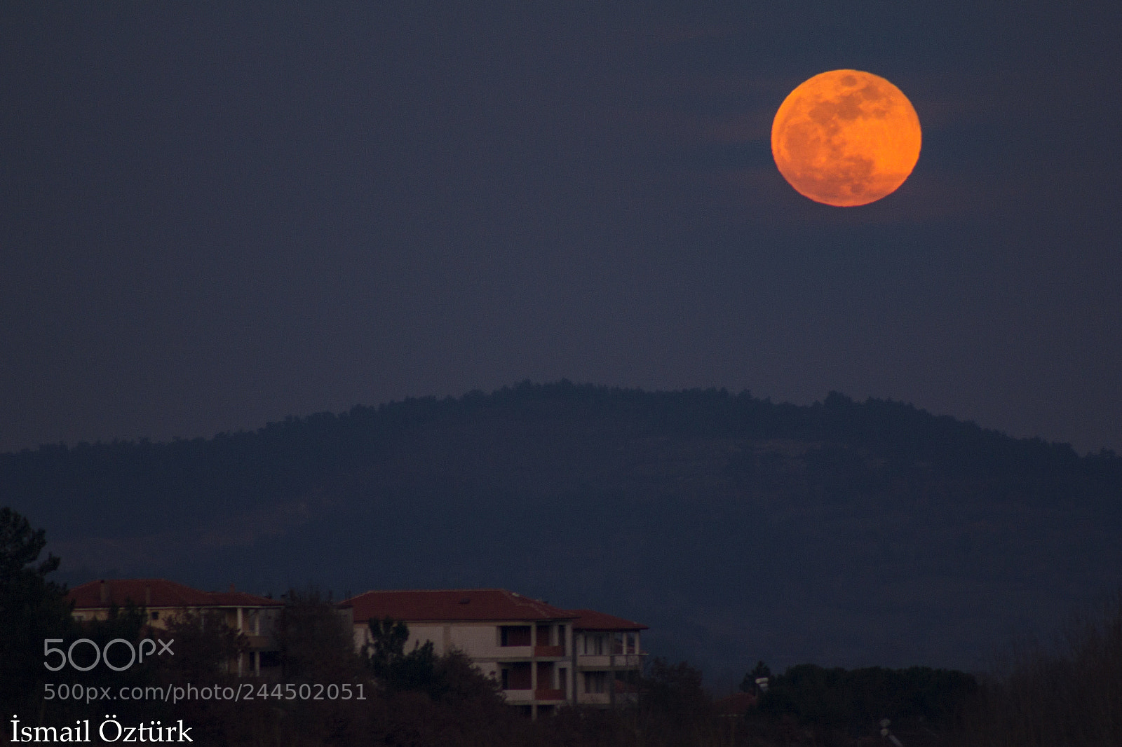 Canon EOS 60D sample photo. Full moon photography