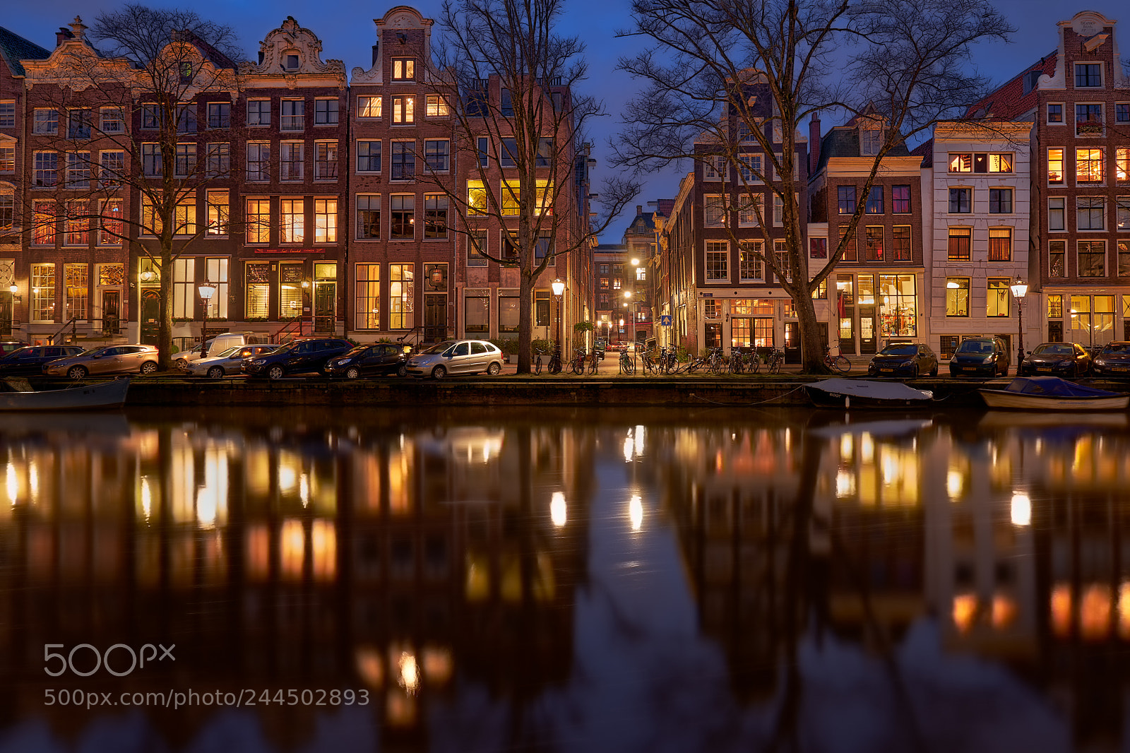Fujifilm X-T2 sample photo. Singel, amsterdam by night photography