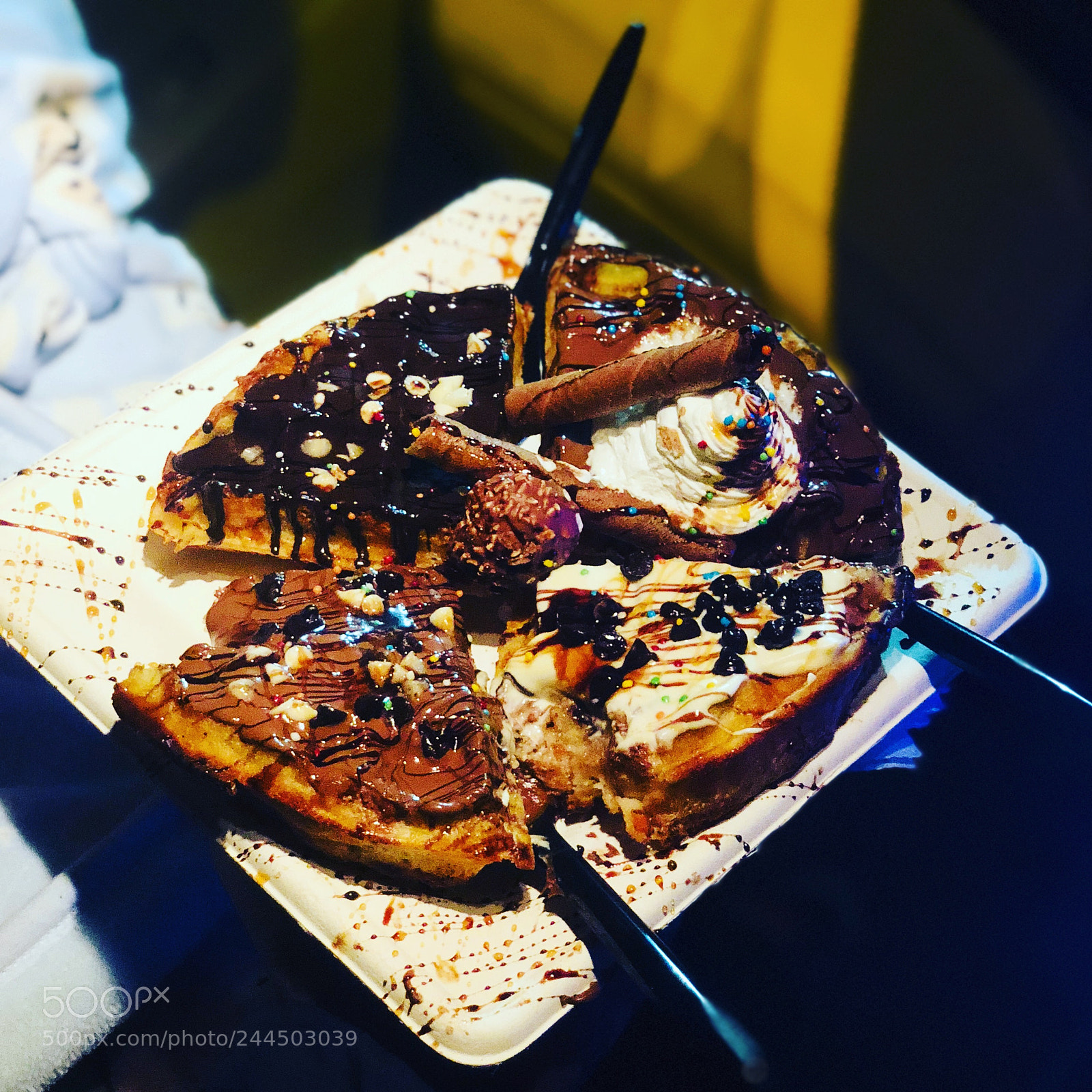 Apple iPhone X sample photo. Waffle love photography
