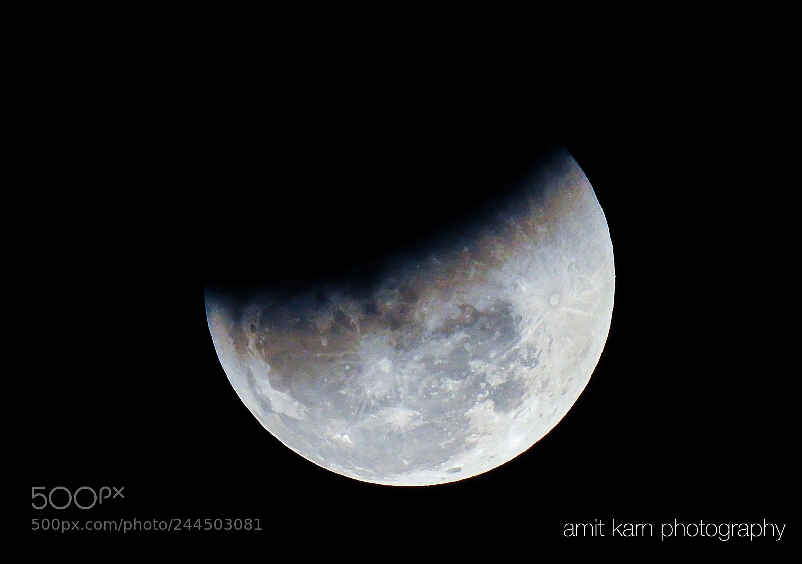 Nikon Coolpix P900 sample photo. Lunar eclipse photography