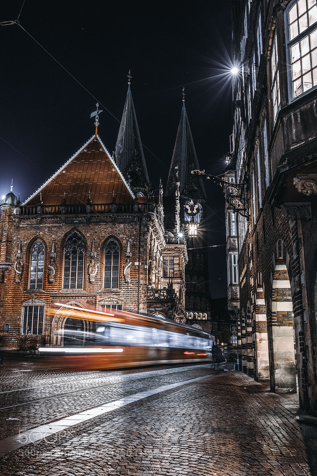 Sony a7R II sample photo. Night in bremen photography