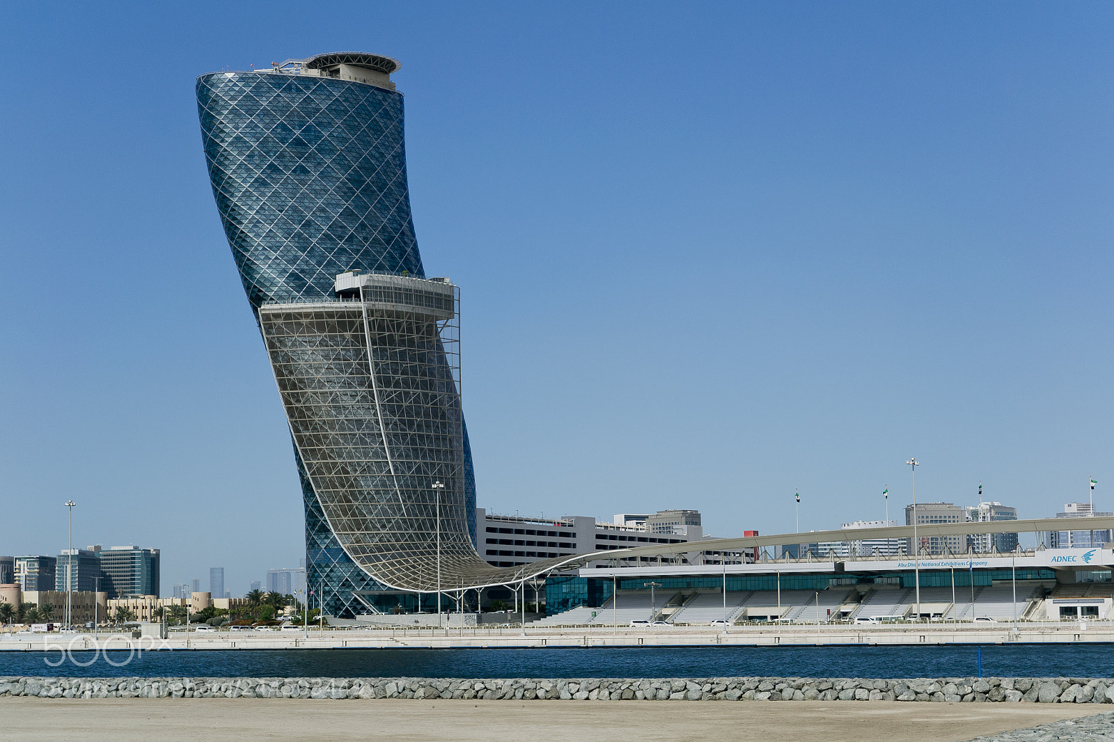 Nikon D3100 sample photo. Capital gate, abudhabi photography