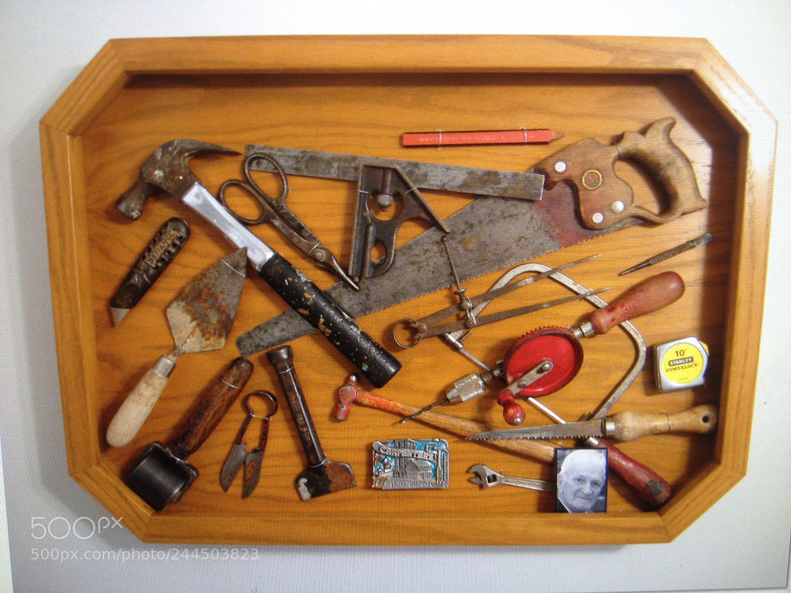 Apple iPhone 4S sample photo. Collection of carpentry tools photography