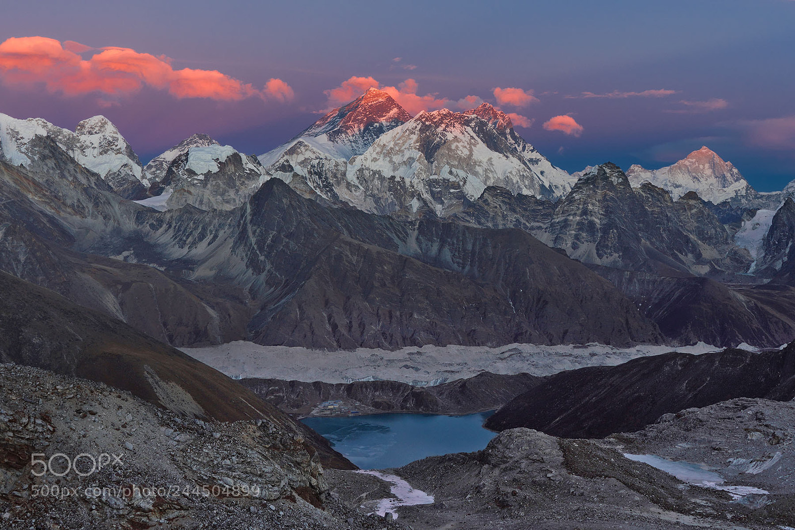 Sony a7R III sample photo. Colorful cloud above everest photography