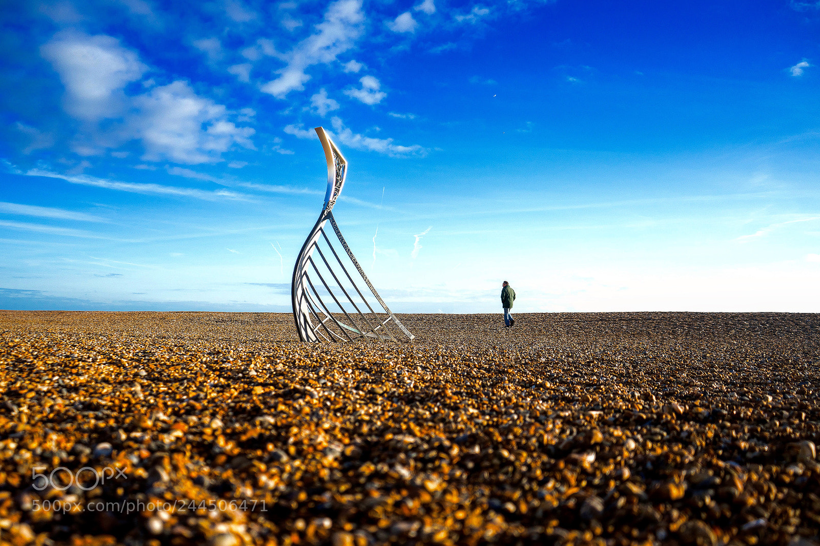 Sony a7 sample photo. Man and his boat photography