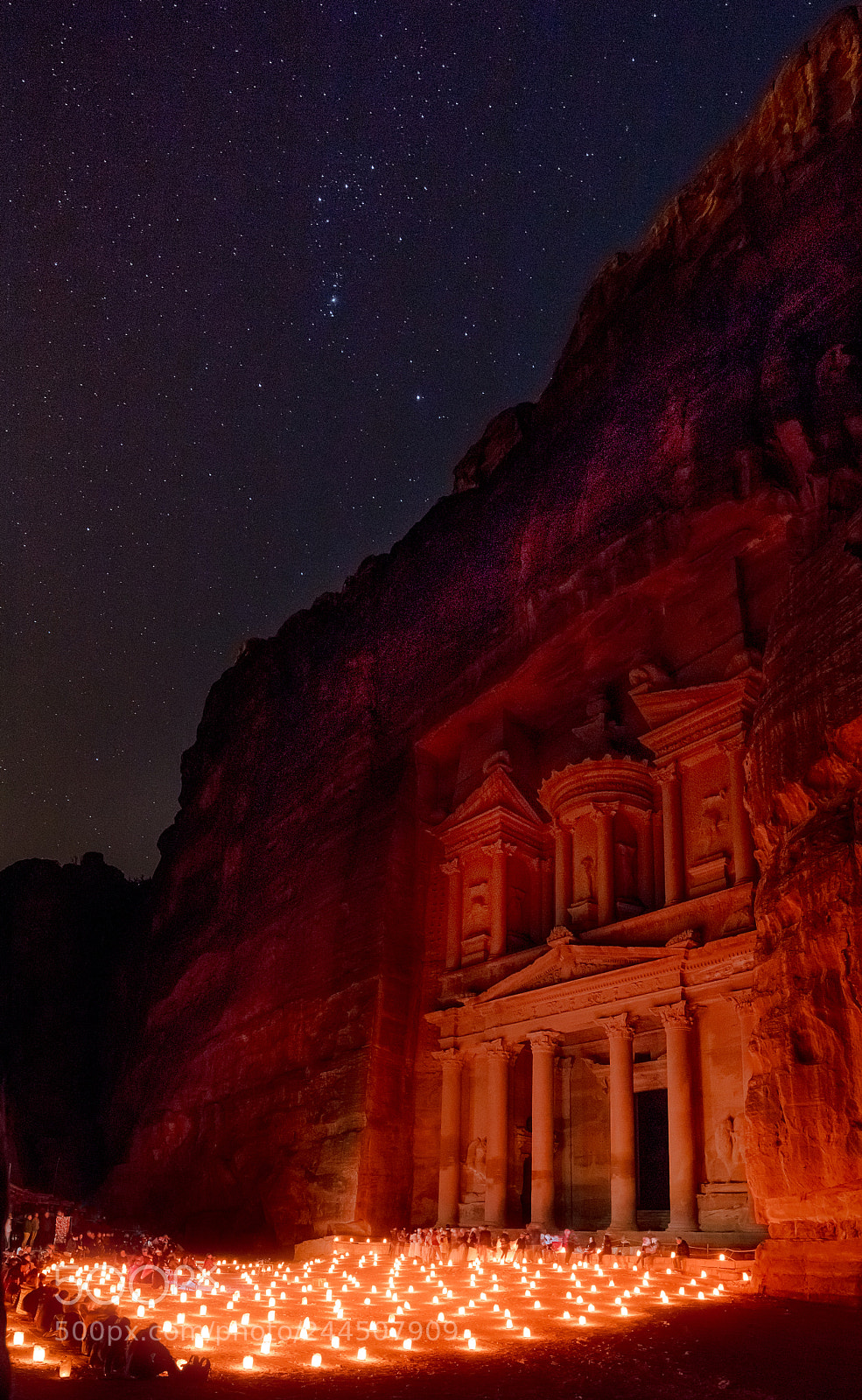 Canon EOS 5DS R sample photo. Petra by night photography