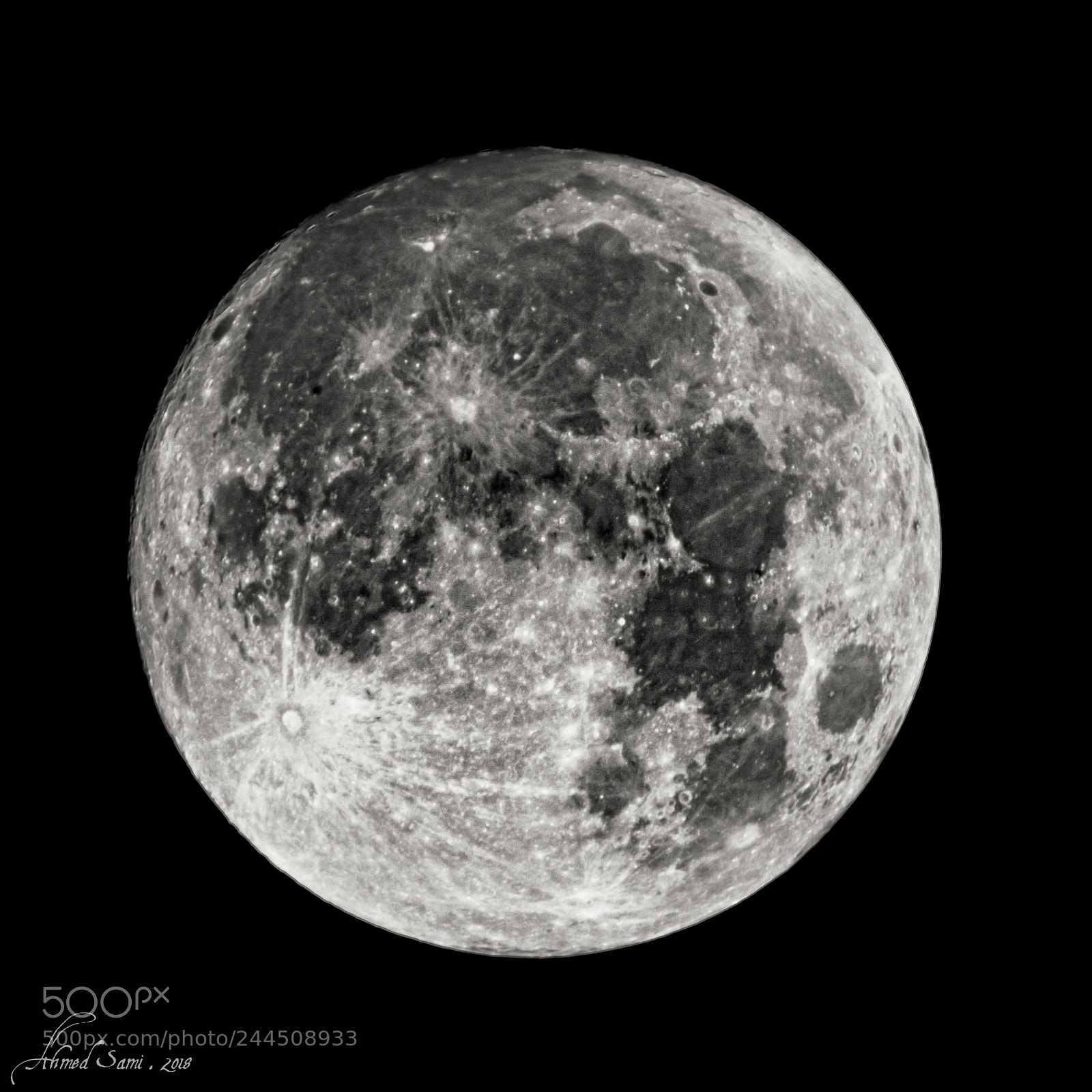 Nikon D7100 sample photo. Super moon jan., 2018 photography