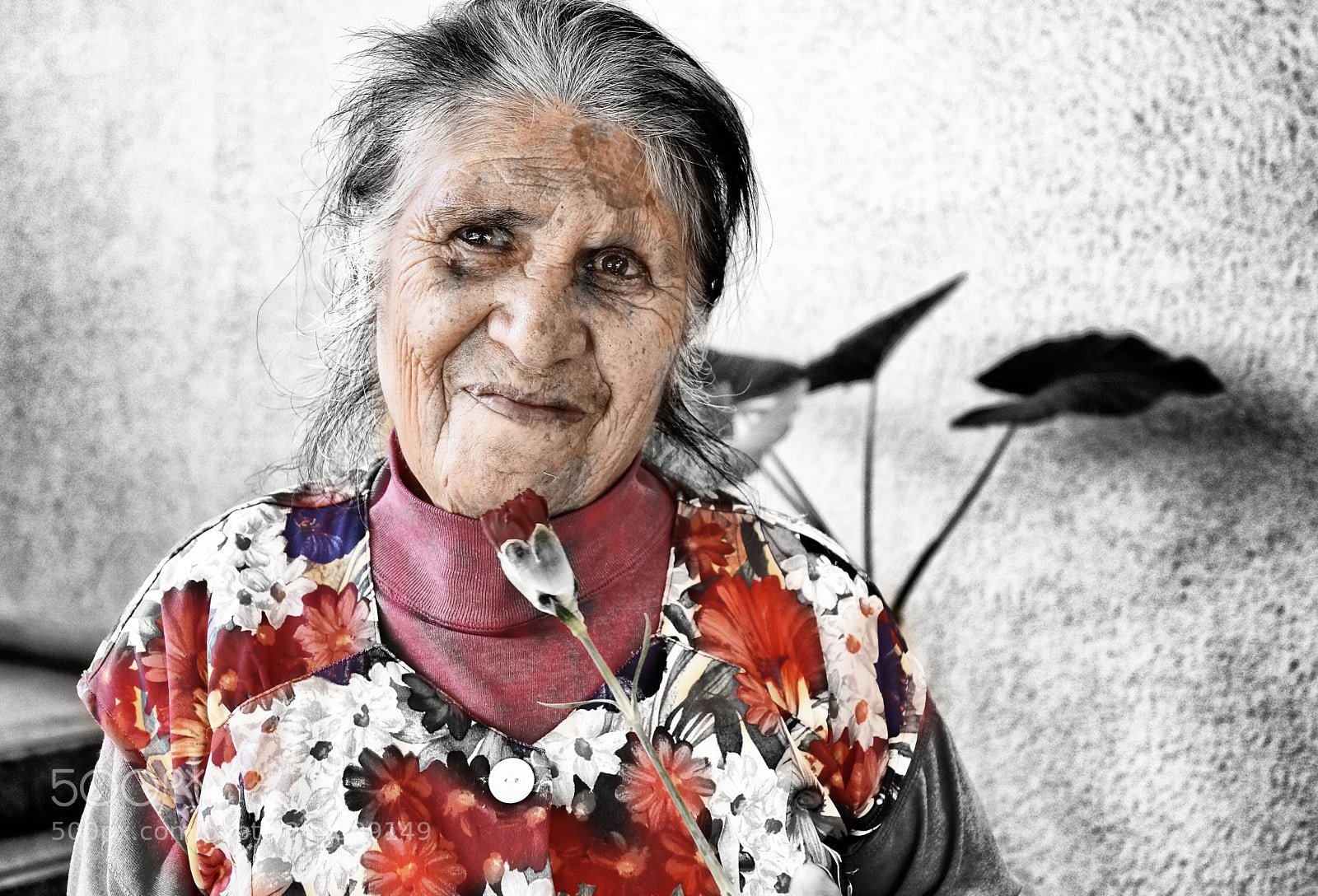 Sony SLT-A65 (SLT-A65V) sample photo. Happy old woman photography