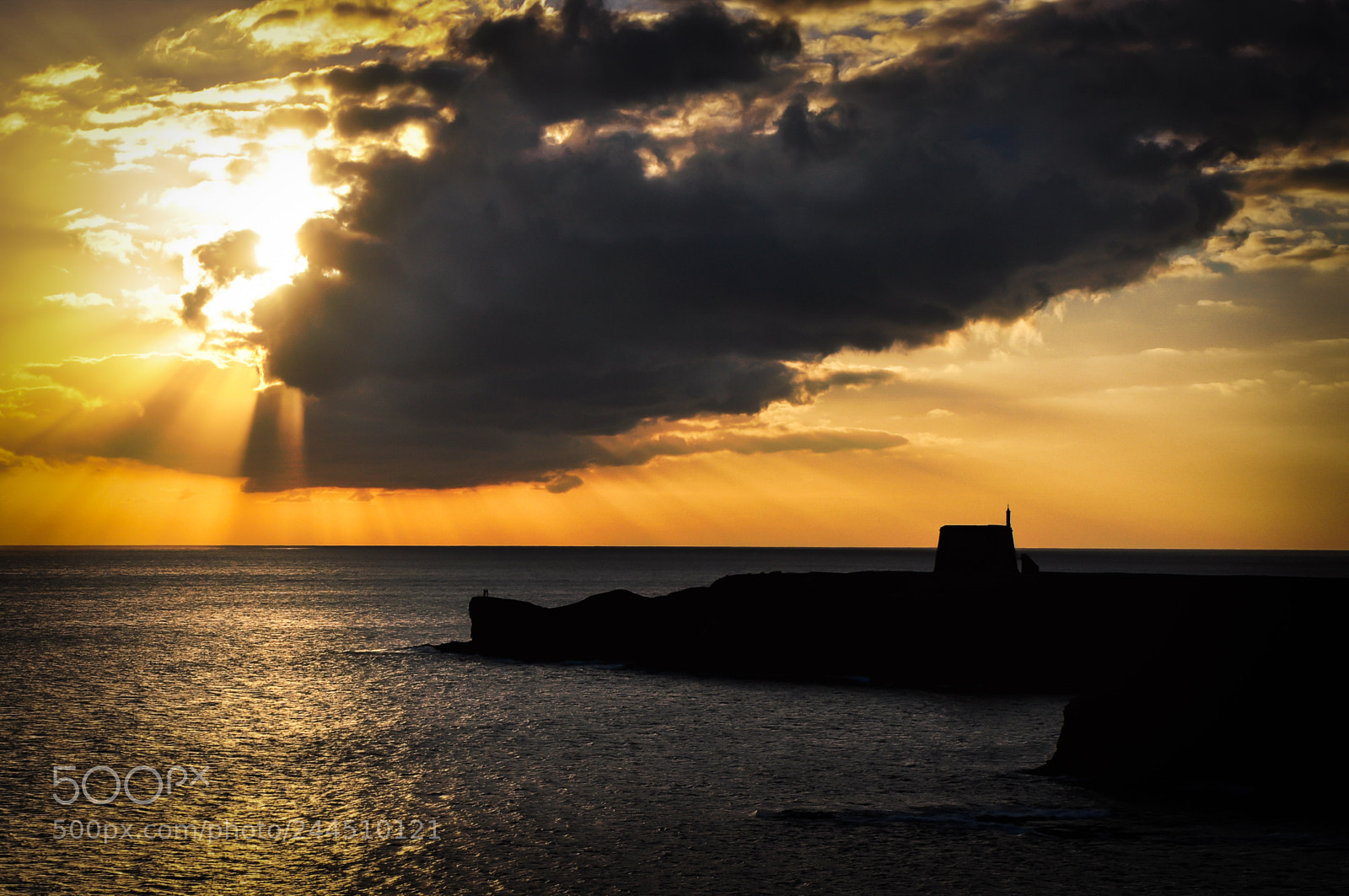 Nikon D5000 sample photo. Sun going down on photography