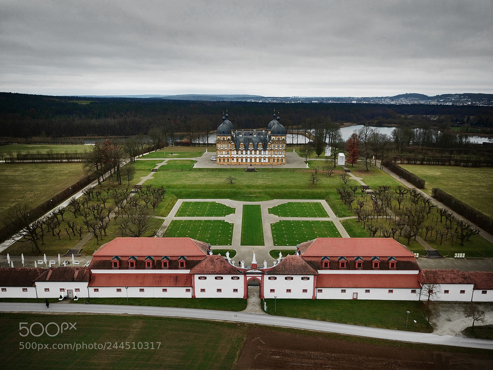 DJI FC220 sample photo. Seehof castle photography