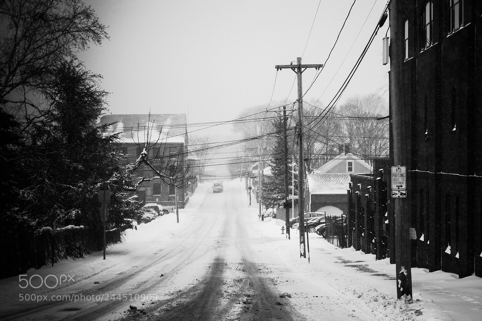 Fujifilm X-Pro1 sample photo. Snow trail photography