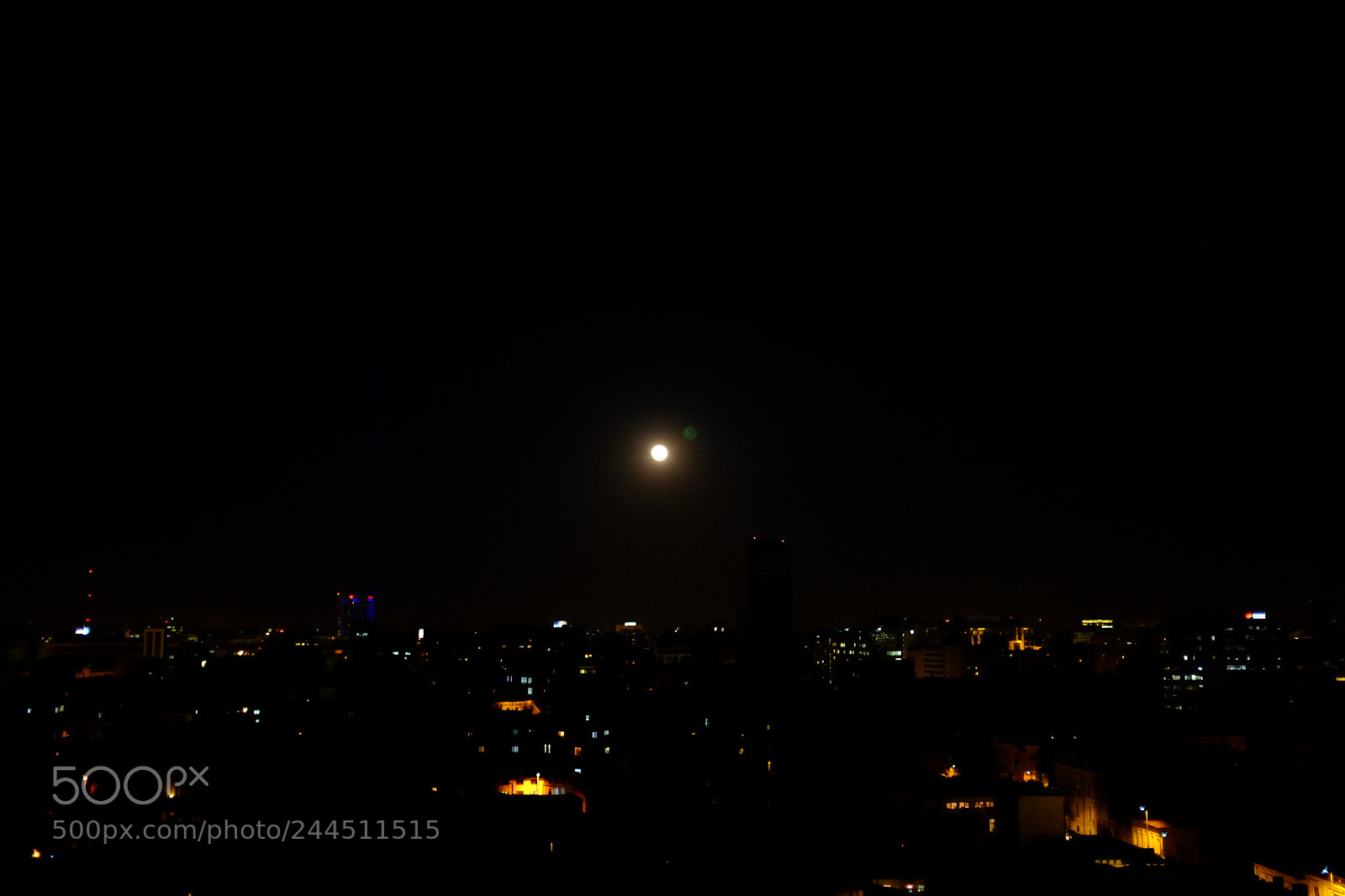 Fujifilm X100S sample photo. Blue moon photography