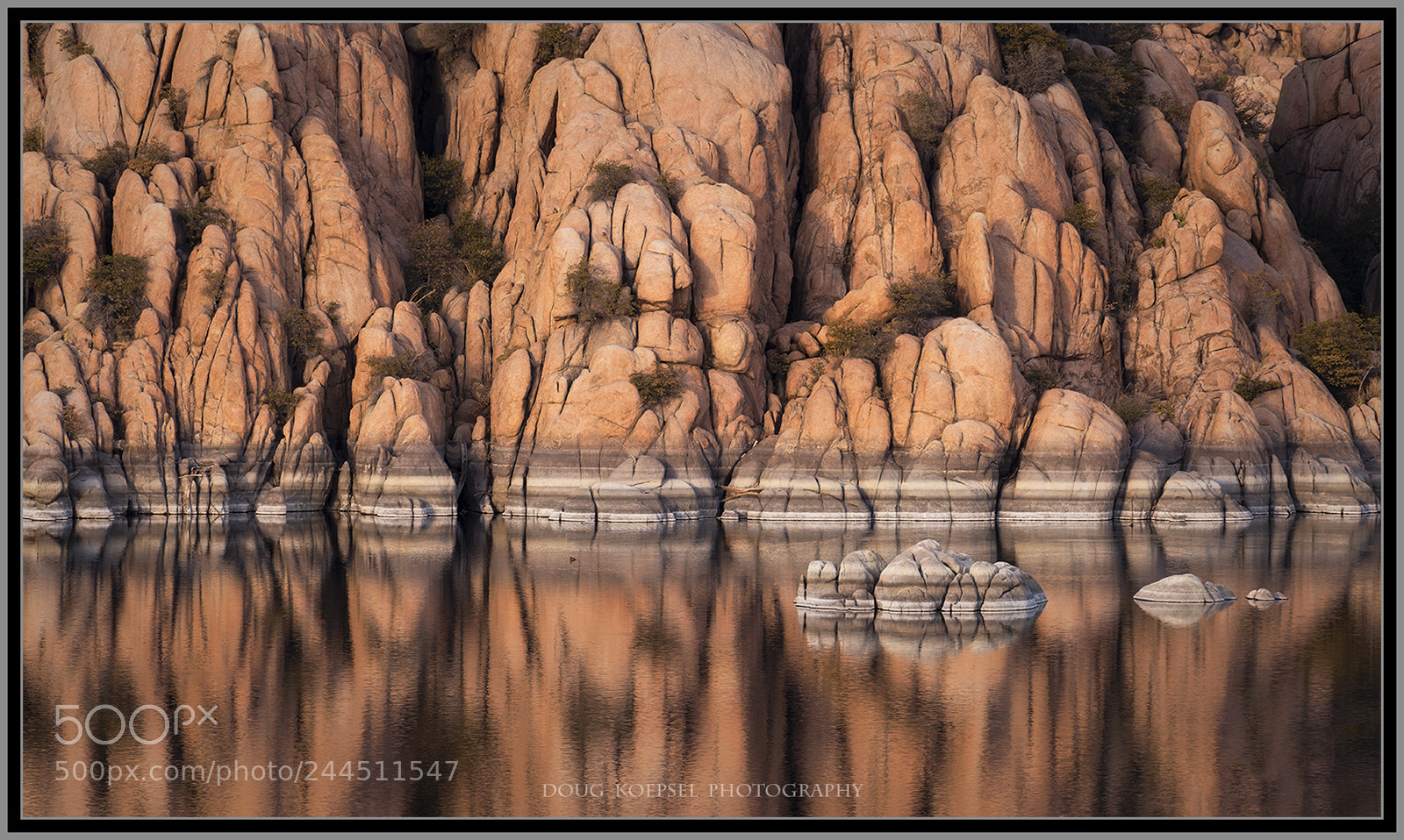 Nikon D810 sample photo. Reflections in granite photography
