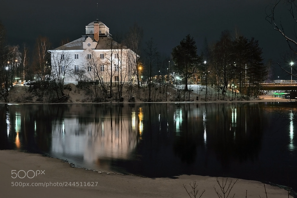 Nikon D3200 sample photo. Joensuu by night photography