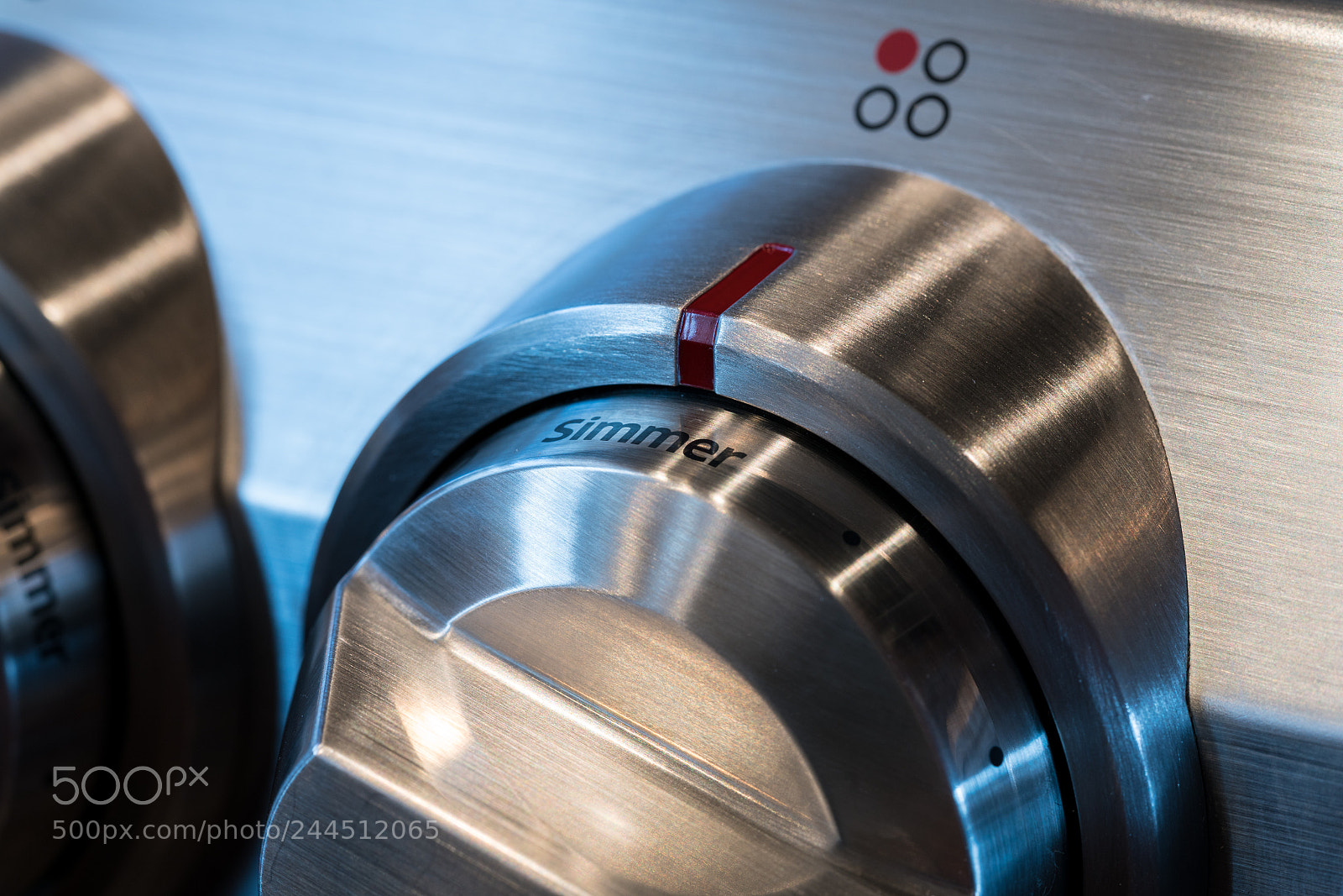 Sony a7R II sample photo. Stainless steel control knob photography