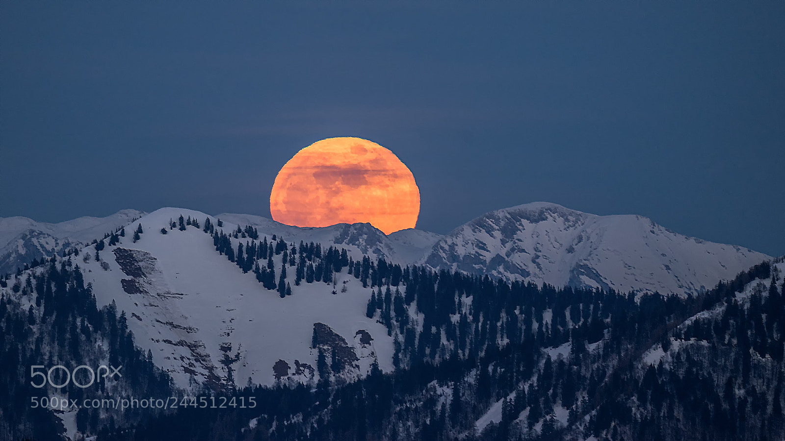 Sony a7 II sample photo. Supermoon photography