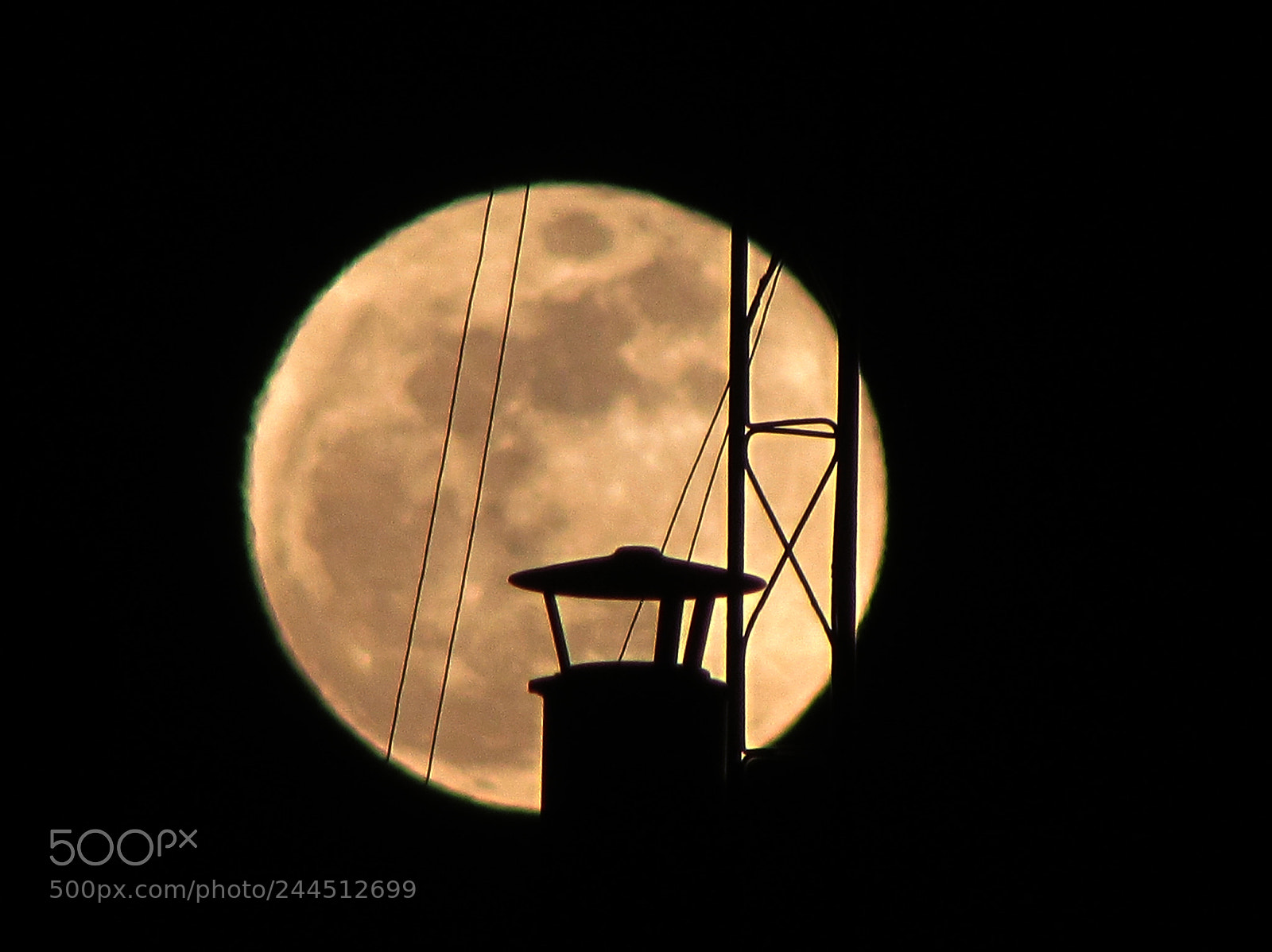 Canon PowerShot SX510 HS sample photo. Supermoon photography