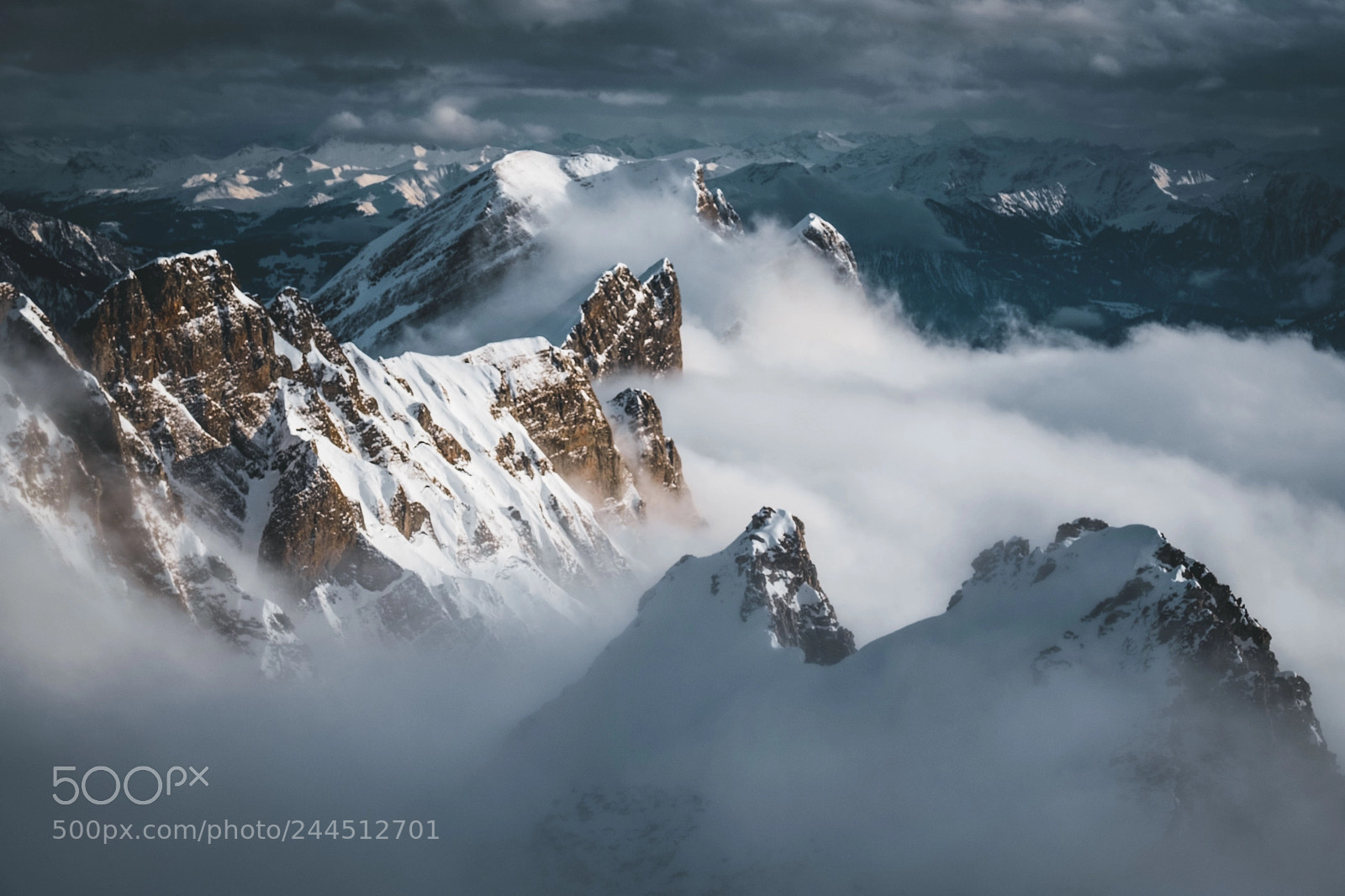 Fujifilm X-T20 sample photo. Snowy peaks photography