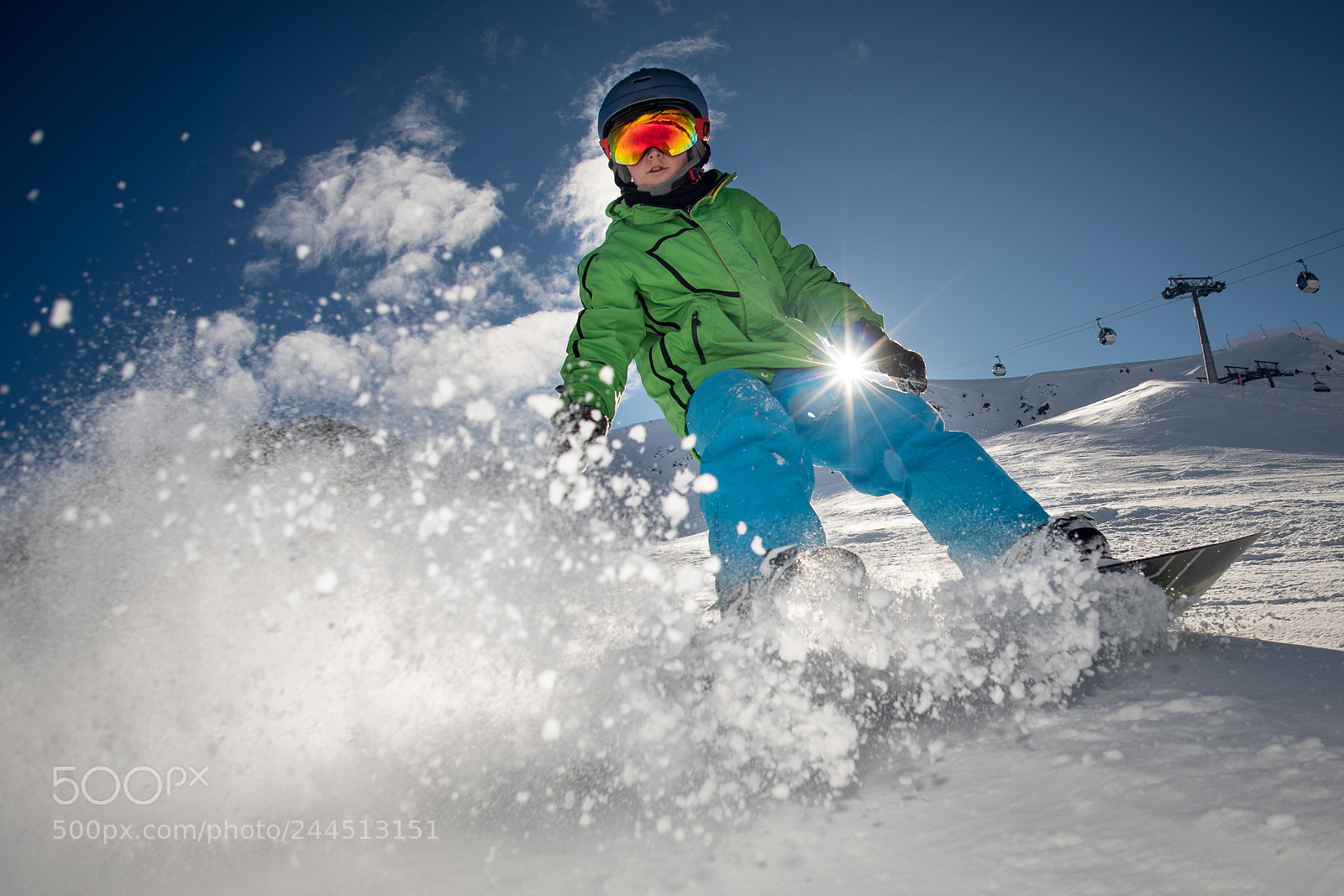 Sony a99 II sample photo. Perfect day for snowboarding photography