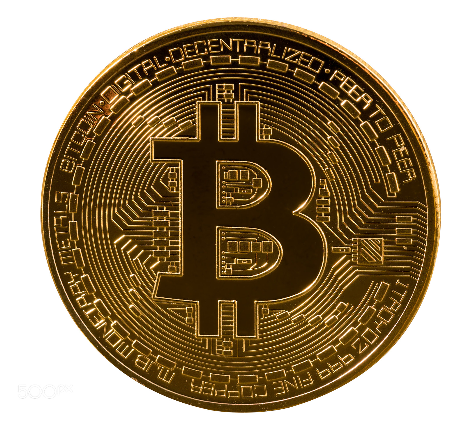 Sony a7R II sample photo. Single bitcoin macro image photography