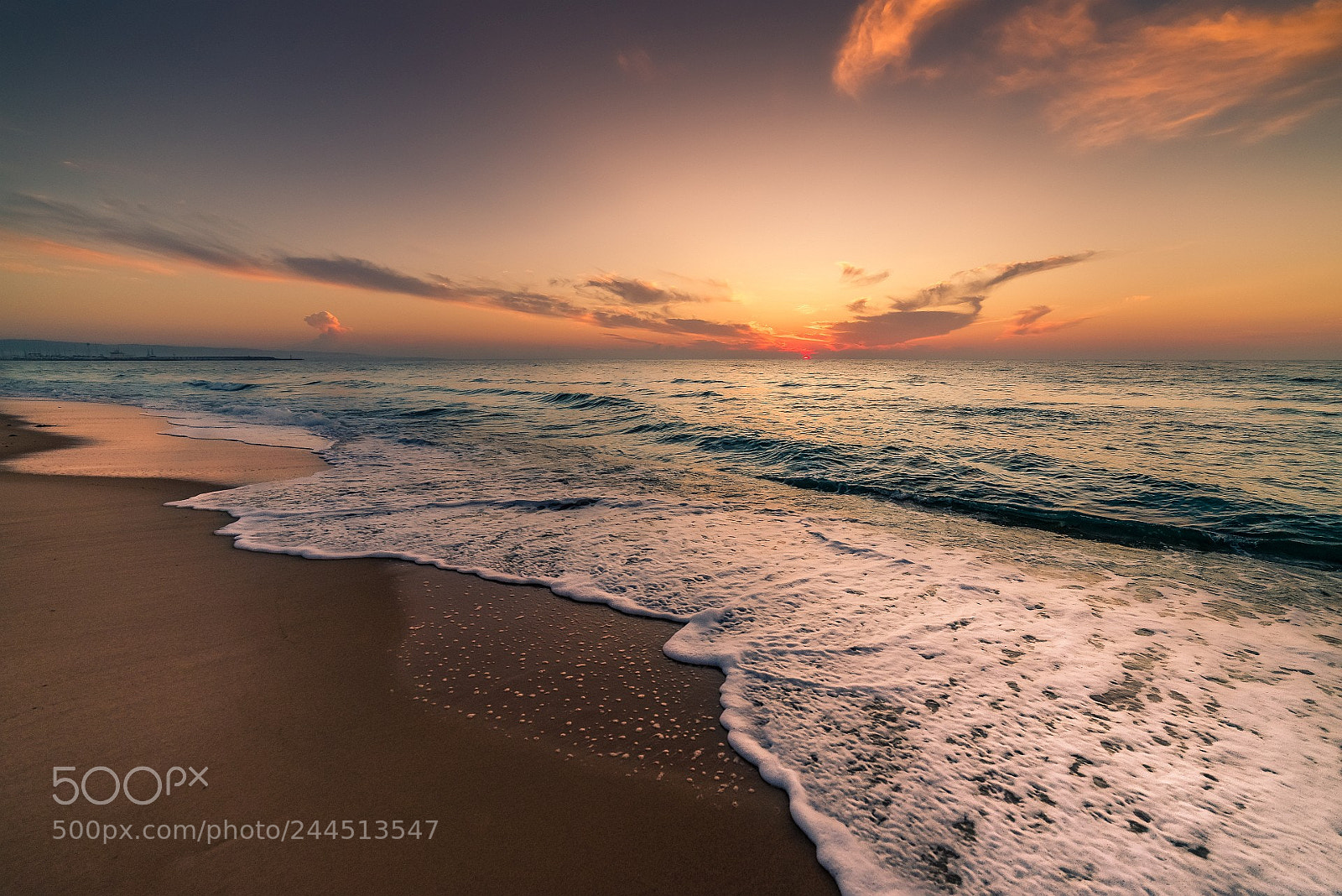 Pentax K-1 sample photo. Sunrise at hammamet. tunisia photography