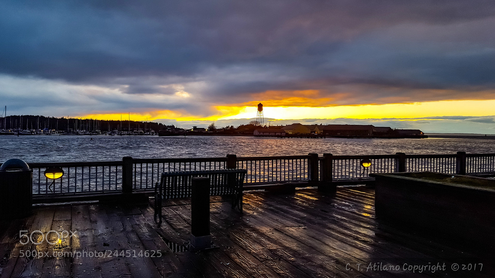 Samsung GALAXY S6 edge sample photo. Dusk over semiahmoo resort photography