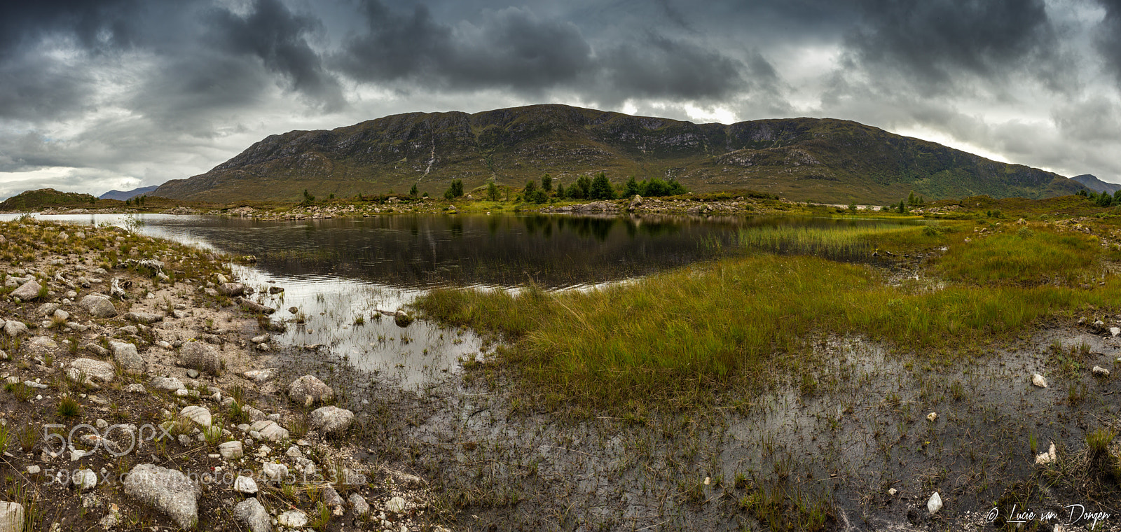 Nikon D610 sample photo. Scotland loch cluanie pano photography