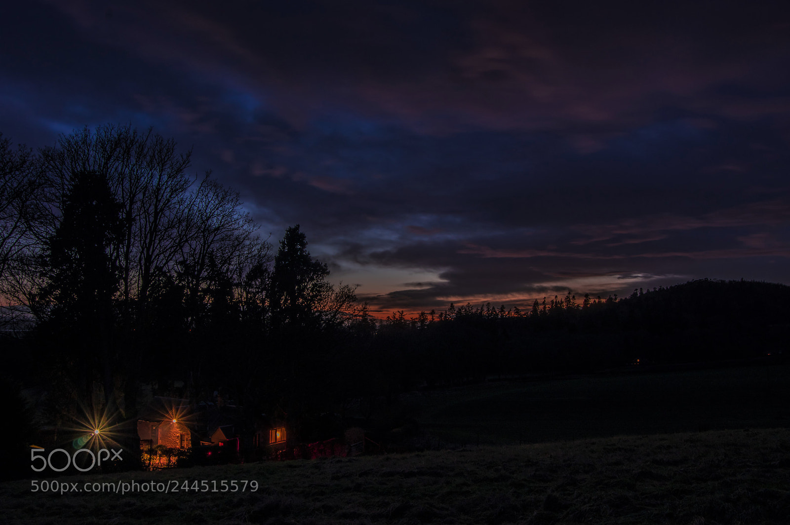Pentax K-3 sample photo. Lodge lights photography