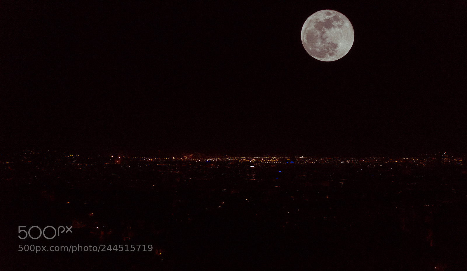 Sony a99 II sample photo. Red moon photography