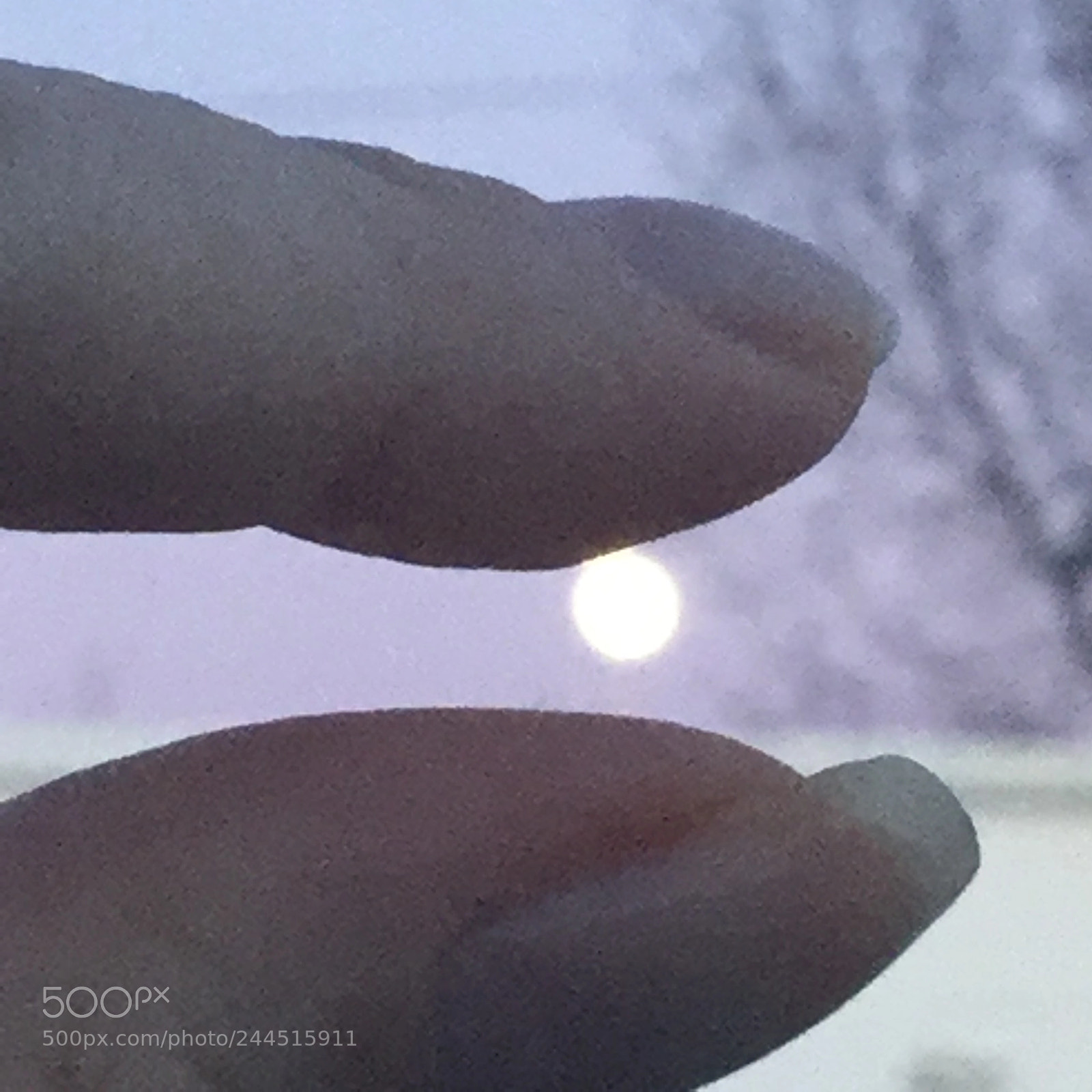 Apple iPod touch sample photo. Pinching the moon photography