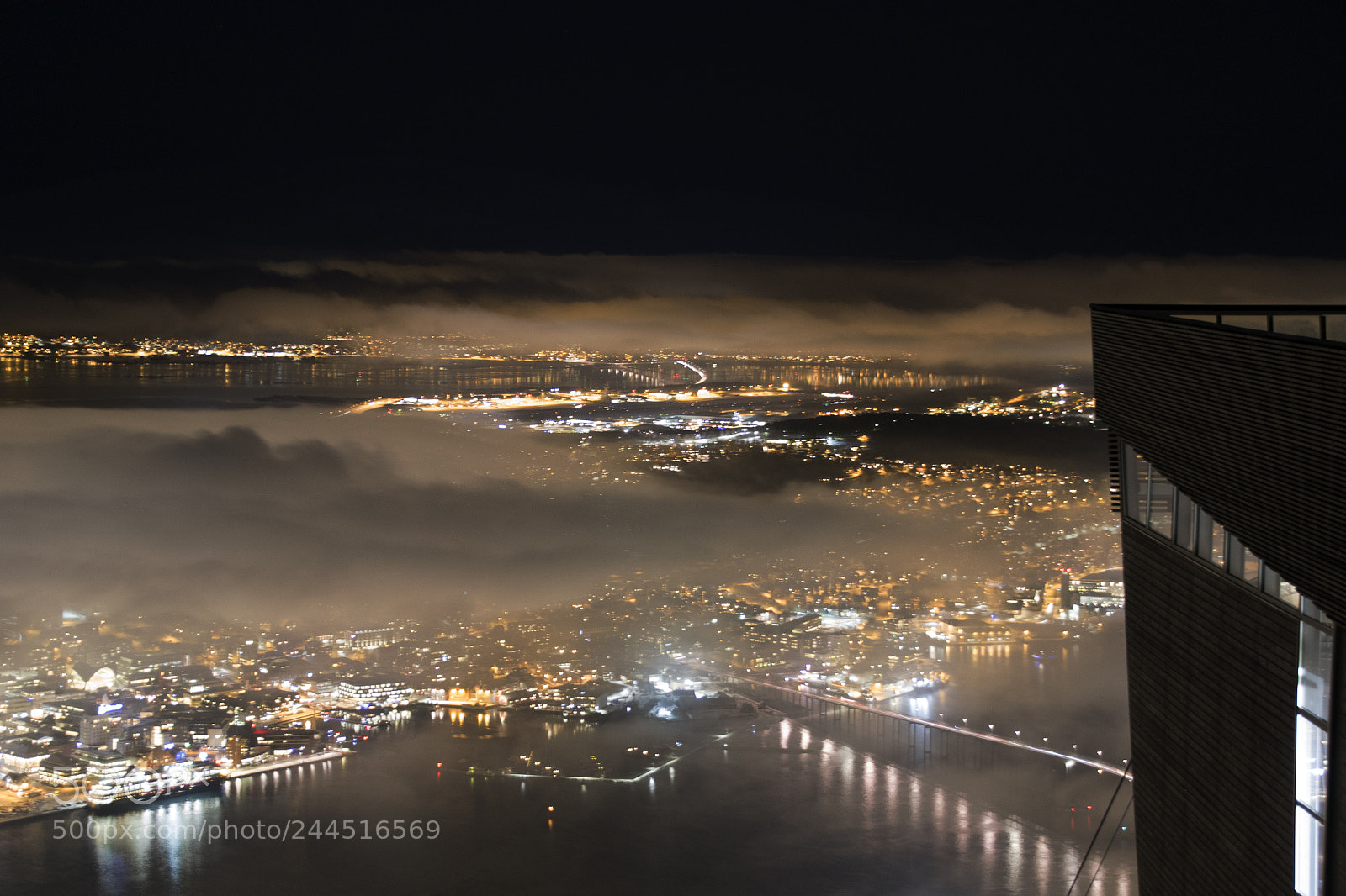 Canon EOS 7D Mark II sample photo. Troemso by night photography