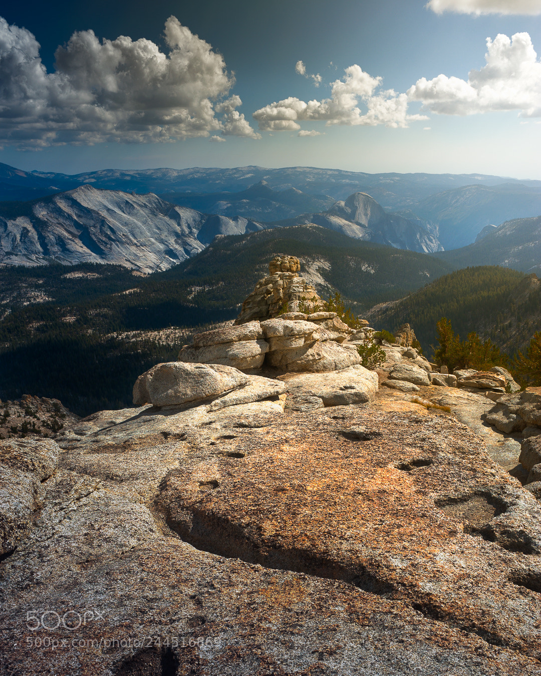 Nikon D700 sample photo. Above half dome photography