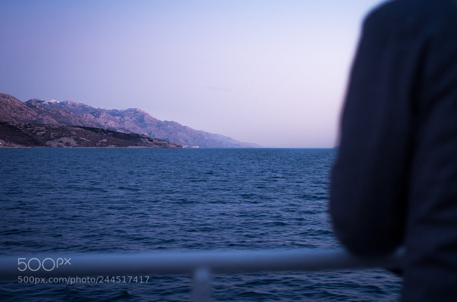 Pentax K-50 sample photo. Ferry dusk photography