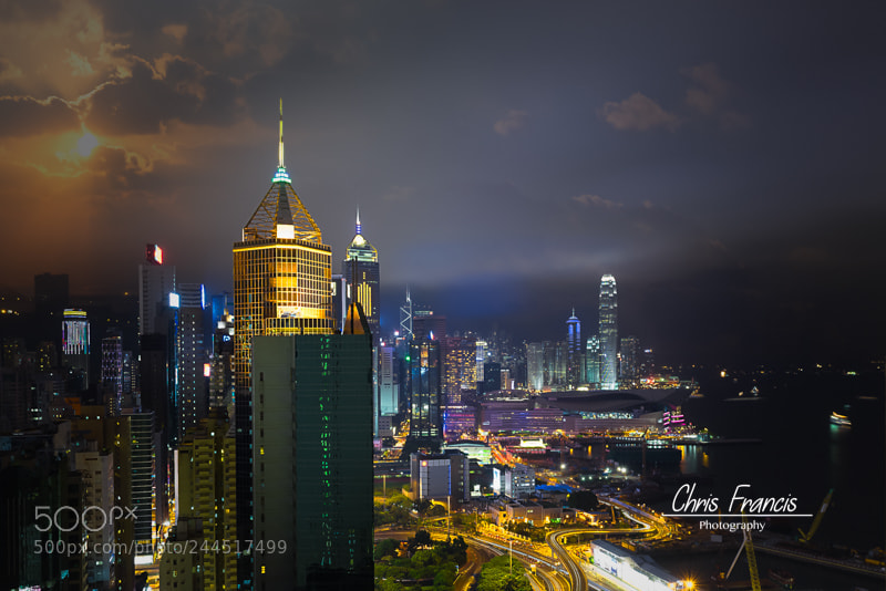 Nikon D600 sample photo. Hong kong harbour photography