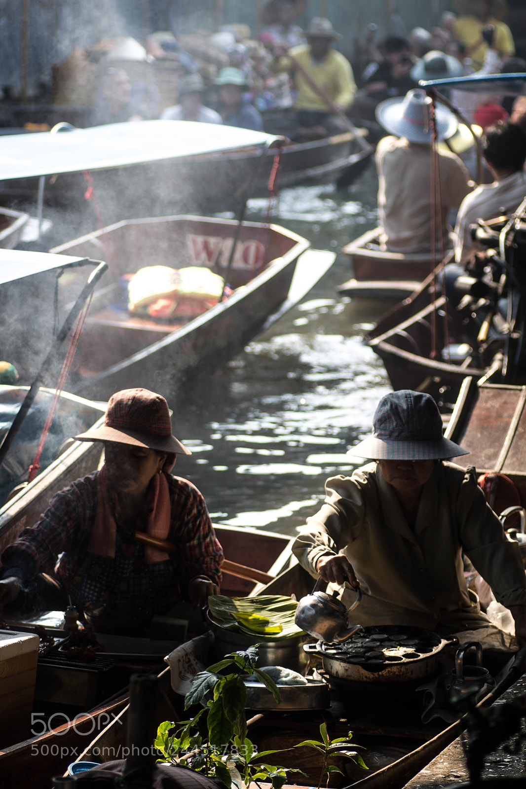 Canon EOS 1100D (EOS Rebel T3 / EOS Kiss X50) sample photo. Floating market damnoen photography