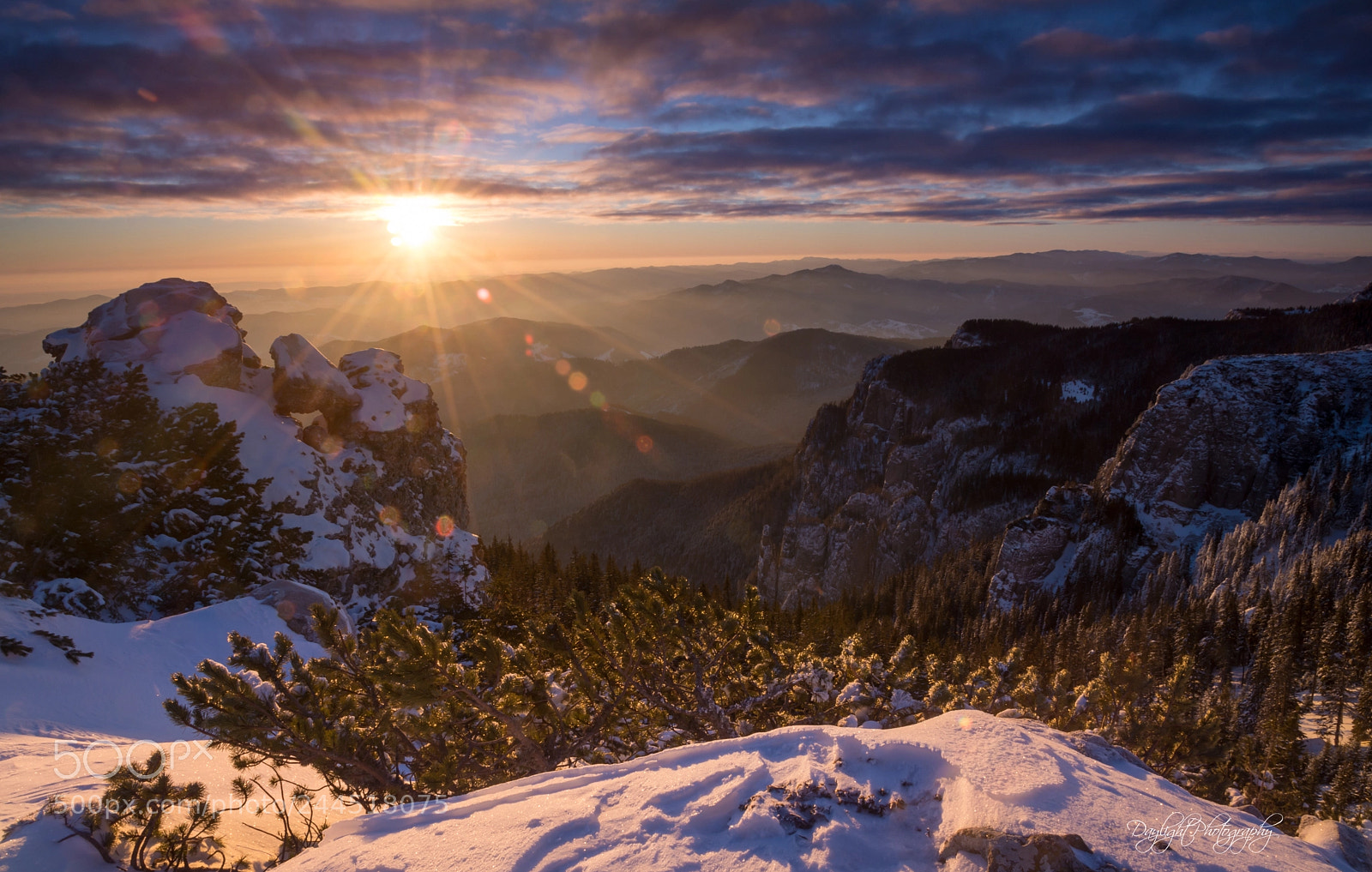 Nikon D7100 sample photo. Winter sunrise photography