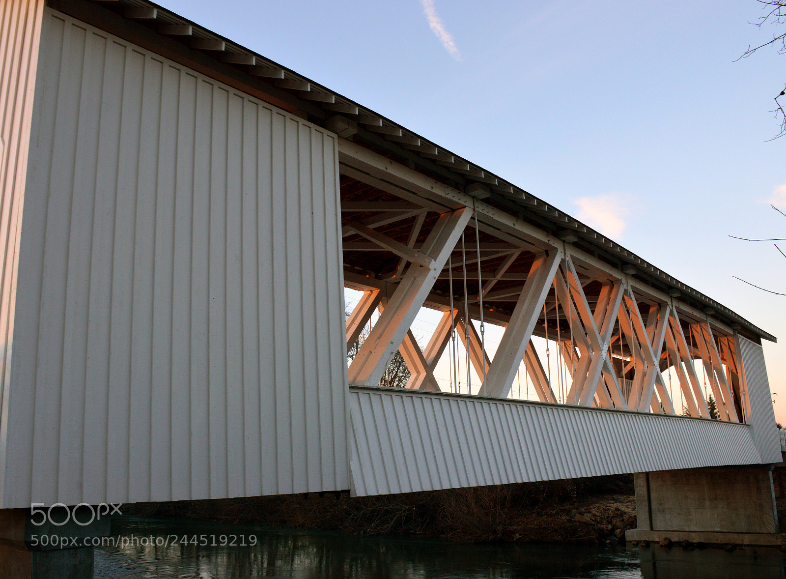 Nikon D3200 sample photo. Covered bridge photography