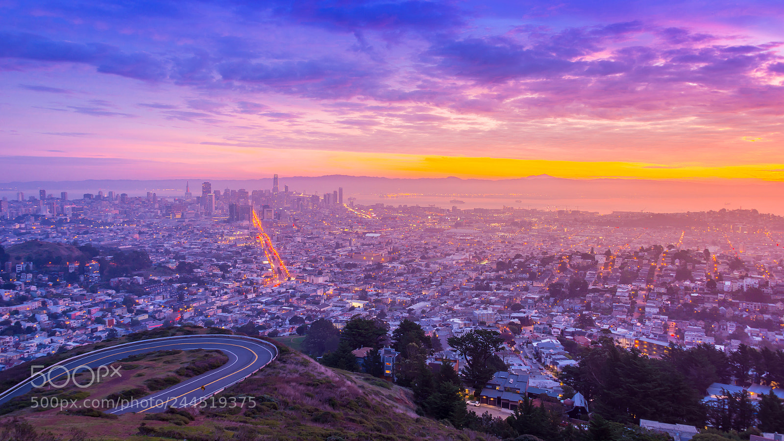 Nikon D610 sample photo. Sunrise in san francisco photography